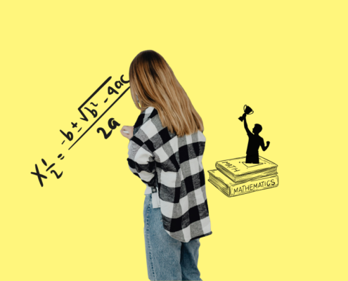 Student confidently solving maths problems, demonstrating ownership in learning