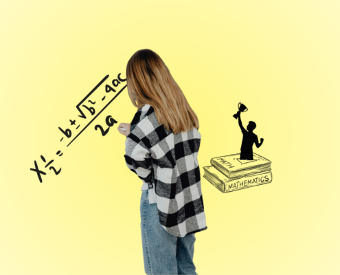 Student confidently solving maths problems, demonstrating ownership in learning