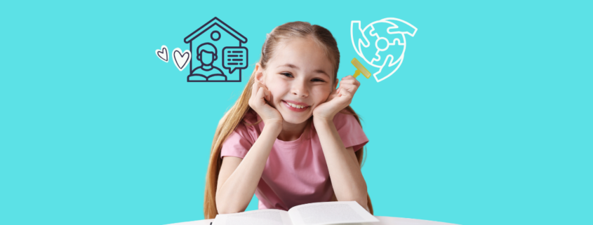 Child feeling at home while learning at School Beyond Limitations