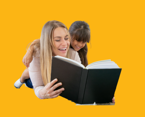 Parent reading with child to build a strong reading habit for children