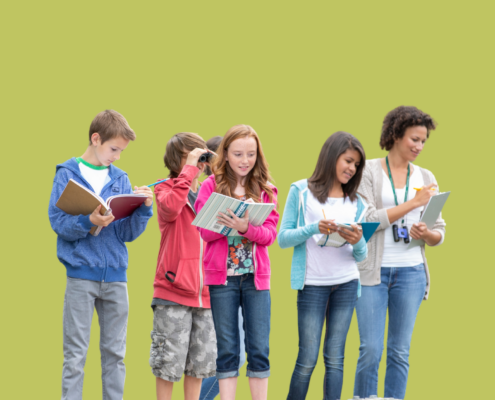 Students collaborating and engaging during SBL Residential Week