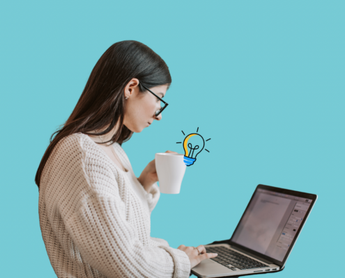 Young university students collaborating on an innovative project